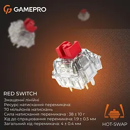 Клавіатура GamePro Genesis Silverlight MK116 (MK116) - мініатюра 12