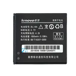 Акумулятор (батарея) для смартфона Lenovo BL186 (A288T) 3.7V 1500mAh 5.55Wh - мініатюра 2