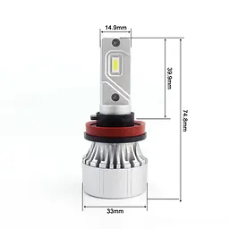 Комплект світлодіодних ламп Sho-Me F6 H11 32W - мініатюра 2