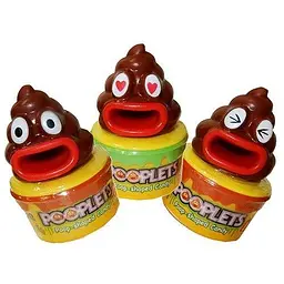 Цукерки з іграшкою Pooplets Poop Emoji Shaped Candy 12*15g - мініатюра 3