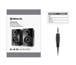 Компьютерные колонки 2.0 REAL-EL RS415 20Вт RGB Bluetooth Black - мініатюра 11