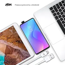 Кабель ArmorStandart AMD518 Micro USB to USB Cable 1m white (ARM58525) - мініатюра 2