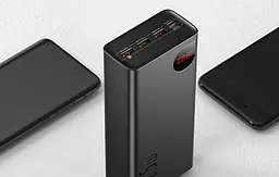 Портативна батарея Baseus Adaman Metal 40000mAh 22.5W PPAD020101 зовнішня - мініатюра 6