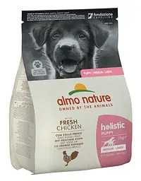 Сухий корм для цуценят середніх і великих порід Almo Nature (Альмо Натюр) Holistic Puppy зі свіжою куркою 2 кг