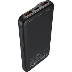 УМБ Choetech 10000mAh 22,5W PD 2xUSB-A, USB-C чорна - мініатюра 3