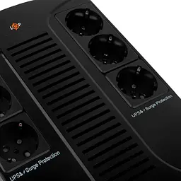 Джерело безперебійного живлення (ДБЖ) LogicPower 650VA-6PS (4324) [110104] - мініатюра 3