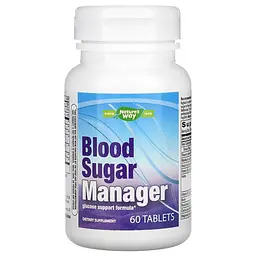 Натуральна добавка Nature's Way Blood Sugar, 60 таблеток для підтримки цукру в крові - мініатюра 2