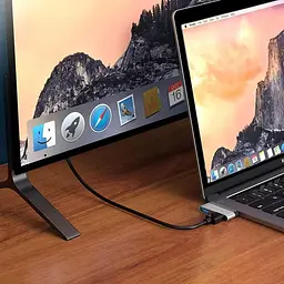 Адаптер розширювальний хаб Borofone DH2 - Type-C до 4K HDMI + USB 3.0 - мініатюра 4