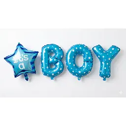 Набір фольгованих кульок "It's a boy" 5 шт святкові декорації