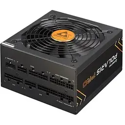 Блок живлення Chieftec 1300 Вт Polaris Pro, Black, модульний, 80+ Platinum, Active PFC, 135 мм FDP, 4xMolex / 12xSATA / 1x16-pin / 6x6+2-pin / 1x20+4-pin / 2x4+4-pin, захист AFC/OCP/OPP/OTP/OVP/SCP/SIP/UVP, ATX 12V 3.0 (PPX-1300FC-A3)