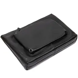 Чоловіча шкіряна сумка для ноутбука GRANDE PELLE 36х25х1,5 см sum0015577 - мініатюра 4