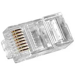 Конектор RJ45 UTP 40 шт. Clear Cat.5e Patron (CON-RJ-45-8P8C-40)