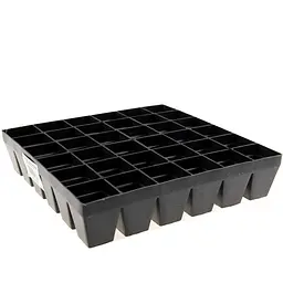 Касета для розсади на 36 комірок 19.5 × 19.5 × 4.5 см Чорний 88090