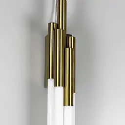 Латунний трубчастий стіновий LED світильник у корпусі 90 см Line F Арт. WJ351/900 AB - мініатюра 3
