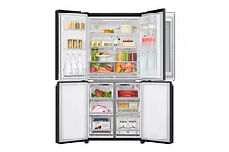 Холодильник Multy Doors LG GC-Q22FTBKL 179х73х84см 4 двері холодильне відділення 315 л морозильне відділення 143 л A+,NF Чорний матовий (GC-Q22FTBKL) - мініатюра 3