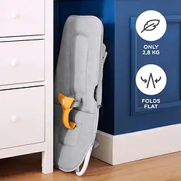 Шезлонг-гойдалка Kinderkraft Felio 2 Forest Yellow сірий з жовтим KBFELI20YEL0000 (00-00305173) - мініатюра 11