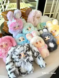 Колекційна м'яка іграшка з кільцем 10/10 Toys "Yooki.Чарiвнi Кролики (Hopping Bunny)" V13 10_10 Art.2025-9-15 - мініатюра 3