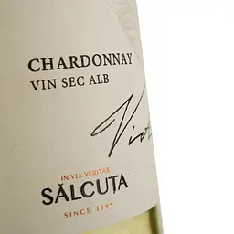 Вино Salcuta Epizod Chardonnay, біле, сухе, 0,75 л - мініатюра 3