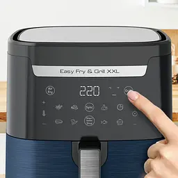 Мультипіч Tefal EasyFry&Grill XXL 1830 Вт чорно-синя (EY801410) - мініатюра 16