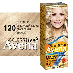 Cтійка крем-фарба для волосся Avena Blond Color перлинно-сріблястий блонд 120 138 мл - мініатюра 2