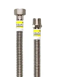 Шланг для газу Eco-Flex Стандарт з нержавіючої сталі d 12 1/2х3/4" В 100 см 30412 - мініатюра 2