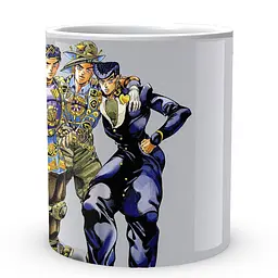 Кухоль GeekLand JoJo's Bizarre Adventure Неймовірні пригоди ДжоДжо:Гонка сталева куля JJSBR 12 330 мл білий - мініатюра 2