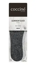 Устілки Coccine Aluminium Silver зимові теплоізоляційні повстяні з фольгою 4 мм. Розмір 39