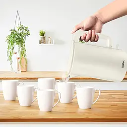 Електрочайник Tefal Thermo Protect 1.5 л пластик нержавіюча сталь світло-бежевий (KO140AE0) - мініатюра 9