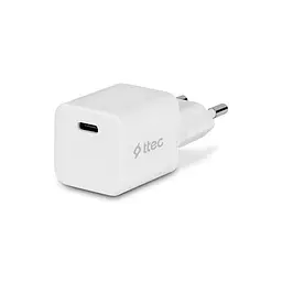 Мережевий зарядний пристрій Ttec SmartCharger USB-C /20Вт White (2SCP01B) - мініатюра 4