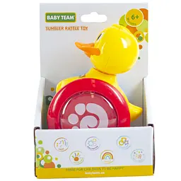 Іграшка-брязкальце Baby Team Неваляшка (8615 каченя) - мініатюра 6
