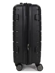 Валіза маленька S поліпропілен Worldline Airtex 282 46л 54×36×23см Чорний - мініатюра 6