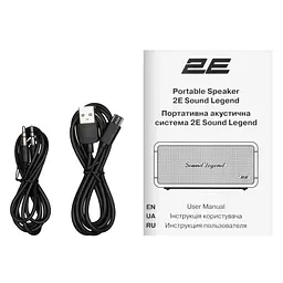 Портативная колонка 2E SoundLegend mini Brown 40Вт, BT 5.3, TWS, FLAC, MP3, WAV, EQ, Power Bank, IPX6 - мініатюра 3