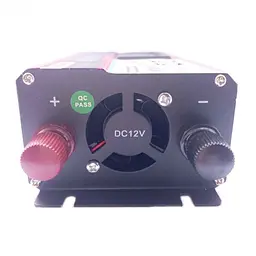 Автомобільний інвертор Solar Power Inverter 017 модифікована синусоїда Red 2 розетки 4 USB екран прикурювач з 12V на 220V 1000W (11060) - мініатюра 3