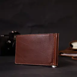 Шкіряний чоловічий гаманець GRANDE PELLE 12х8х0,5 см acs0026950 - мініатюра 8