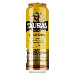 Пиво Tauras Pilsneris світле, 4.6%, з/б, 0.568 л