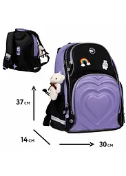 Рюкзак шкільний напівкаркасний YES S-100 Girl's Dream (559578) - мініатюра 3