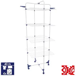 Сушарка для білизни підлогова Casa Si Athletic 4 White (CS92186E04) - мініатюра 3