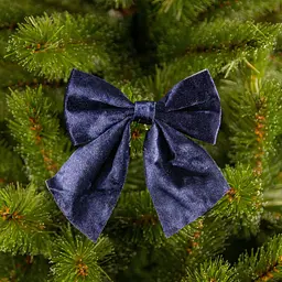 Бант декоративний Mica Decorations синій 13 см 2 шт. (1181194) - мініатюра 2