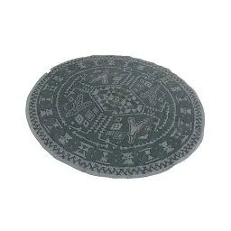 Туристичний килимок Easy Camp для пікніка Bilberry Round Carpet 150 cm (180139) (932254) - мініатюра 2