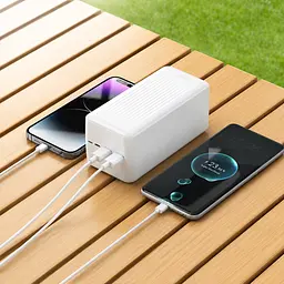 Power Bank 50000 mAh 22.5W PD20W Borofone BJ80C White - мініатюра 4