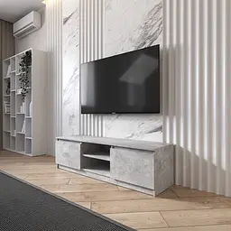 Тумба під телевізор Vays R-14, з відкритою нішею, ЛДСП, 140×40×40 см - для вітальні та спальні, під ТВ - мініатюра 10