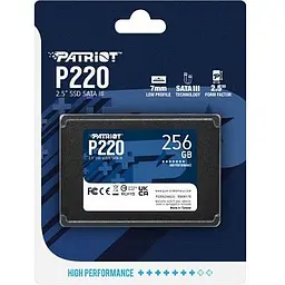 SSD диск Patriot P220 256 GB (P220S256G25) - мініатюра 4