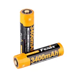 Акумулятор 18650 Fenix 3400 mAh Li-Ion 3.6V (Чорно-жовтий) - мініатюра 2