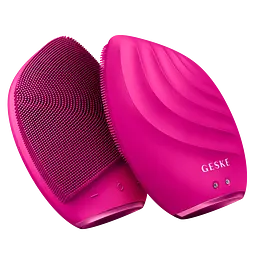 Електронна звукова щітка для обличчя GESKE Sonic Facial Brush 5 в 1 бузкова - мініатюра 2