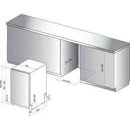 Посудомийна машина HOTPOINT ARISTON HSIO 3O23 WFE - мініатюра 7