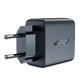 Мережевий зарядний пристрій Acefast A49 2 Type-C PD35W GaN чорний - мініатюра 5