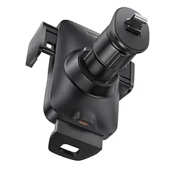 Автомобільний тримач холдер із БЗУ Baseus Wisdom Auto Alignment Car Mount Wireless QI 15W Air Outlet CGZX000001 Black - мініатюра 3