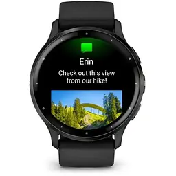 Смарт-годинник Garmin Venu 3 Slate Stainless Steel Bezel with Black Case and Silicone Band (010-02784-51) - мініатюра 4