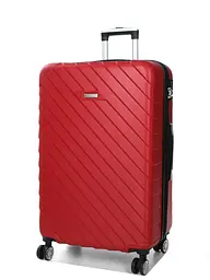 Валіза велика L ABS-пластик Madisson Snowball 03403 78х52х32см 103+17л Червоний