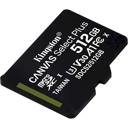 Карта пам'яті Kingston 512GB micSDXC Canvas Select Plus 100R A1 C10 Single Pack (SDCS2/512GBSP) - мініатюра 2